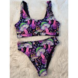 Fashion Nova Magic Mushroom Bikini Size Large NWOT